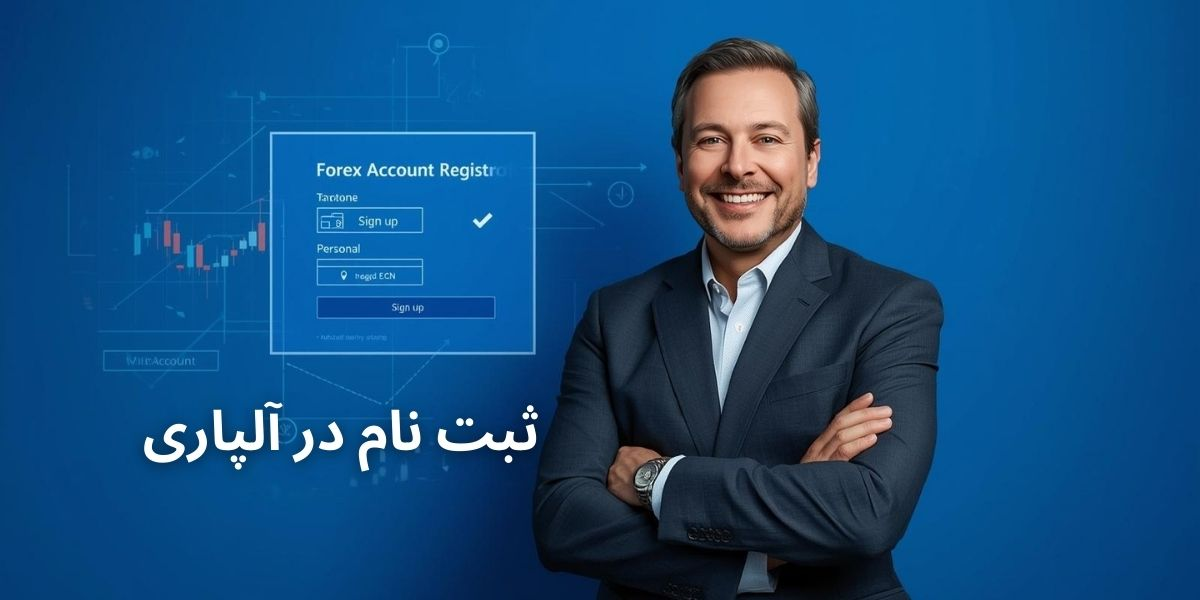نمای فرم ثبت نام آلپاری